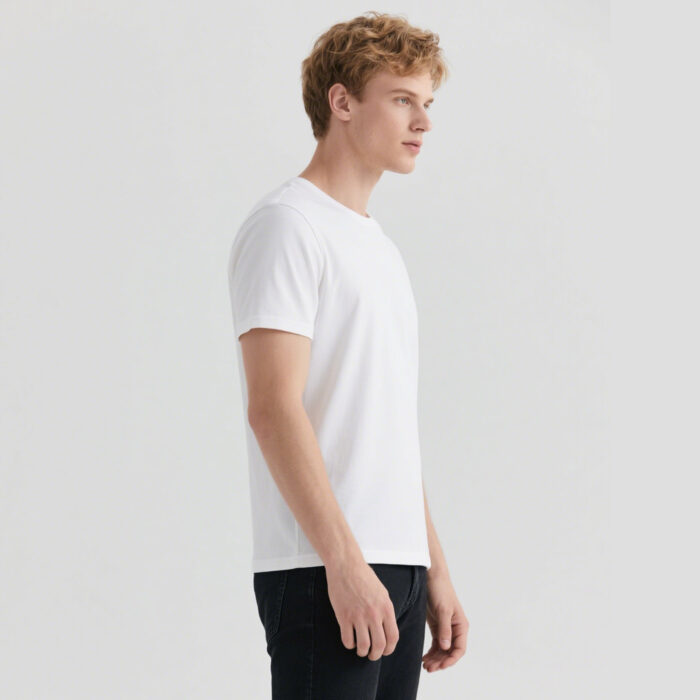 Sublimation Blank T-Shirts Round Collar Short Sleeves Adult White Polyester t Shirts