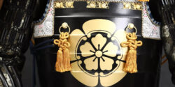 Oda Clan Samurai Armor w/ Black Beetle Horn Kabuto – Handmade Set