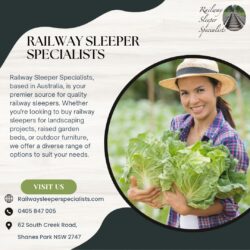 Garden Projects Made Easy with Quality Railway Sleepers