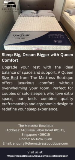 Sleep Big, Dream Bigger with Queen Comfort