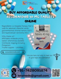 Regorafenib 40mg Tablet – LetsMeds Online Pharmacy (Manila)