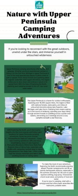 Explore Nature with Upper Peninsula Camping Adventures