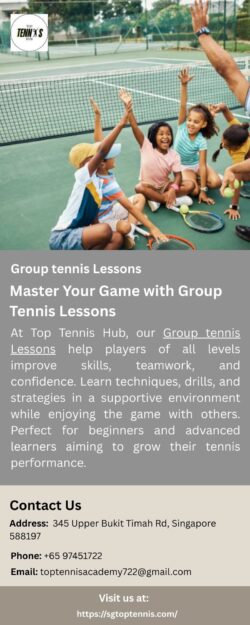 Master Your Game with Group Tennis Lessons