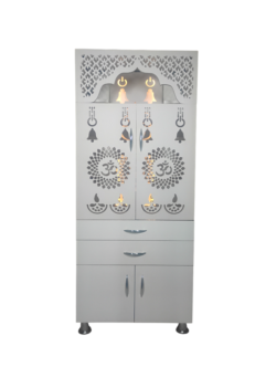 Elegant Wooden Mandir Design for Home