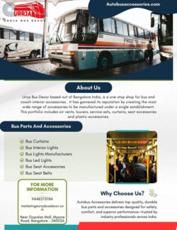 Strong & Stylish Bus Armrest Handles | Urrja Bus Decor