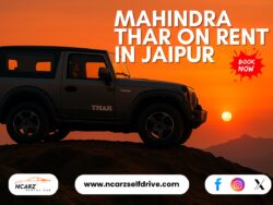 Reliable Thar on Rent in Jaipur for Family Travel