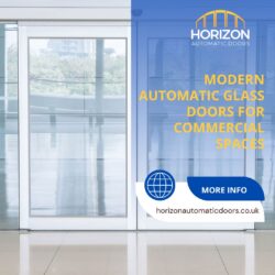 Modern Automatic Glass Doors for Commercial Spaces