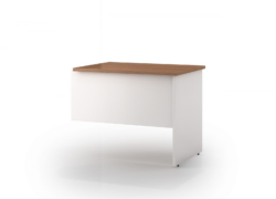 GP Office Open Desk Return – Virginia Walnut