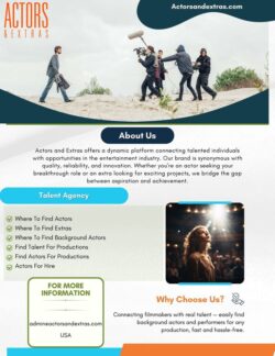 Hire Professional Actors for Any Production | Actors and Extras