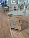 Bedside Vanity Table with Mirror Enhances Function