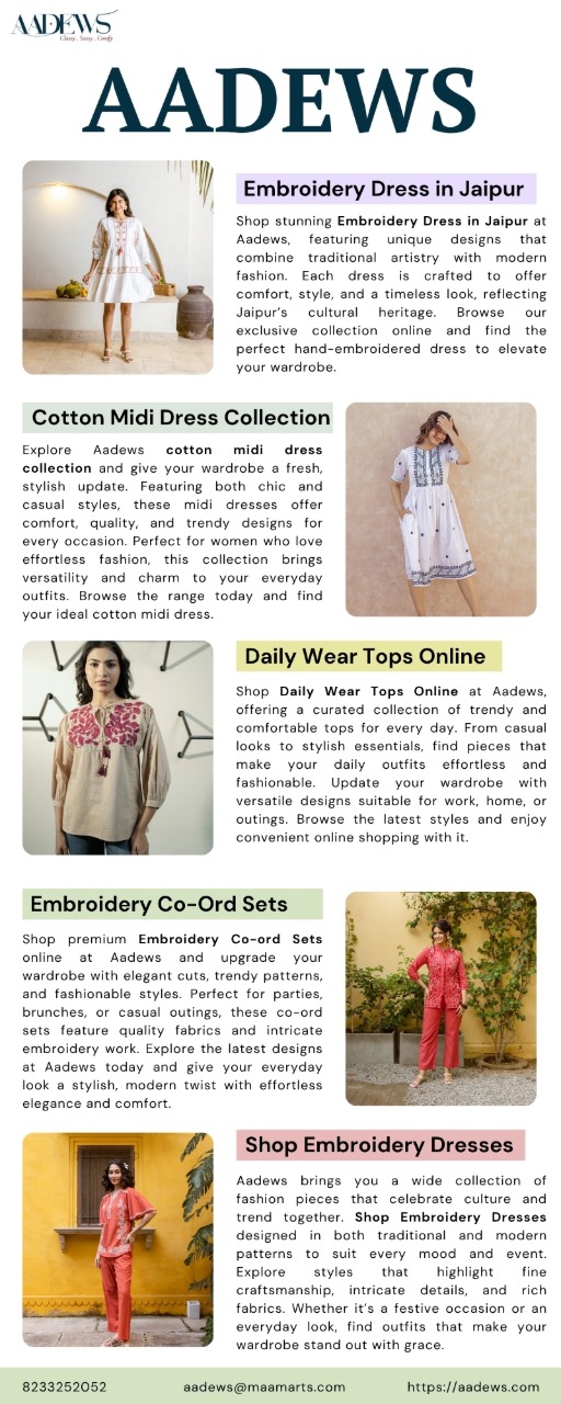 Buy Embroidery Co-ord Sets Online in Elegant Cuts and Fashionable Styles