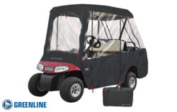 4-Passenger Short Roof Golf Cart Enclosures — Compact Fit, Big Protection