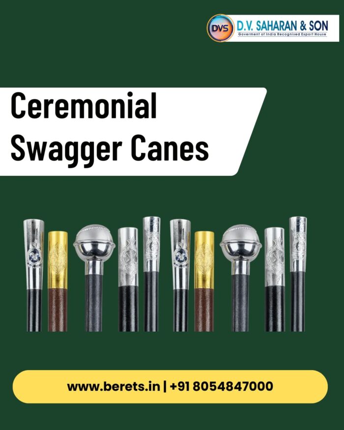 Leading Ceremonial Swagger Canes Manufacturers for Military and Parade Use