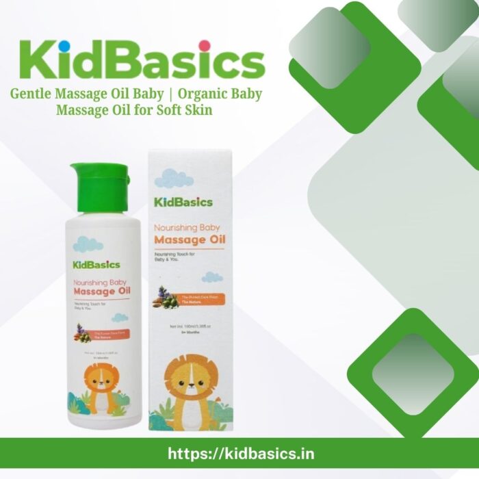Gentle Massage Oil Baby | Organic Baby Massage Oil for Soft Skin
