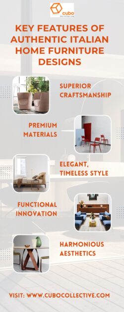 Key Features of Authentic Italian Home Furniture Designs
