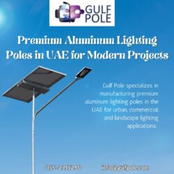 Premium Aluminum Lighting Poles in UAE for Modern Projects