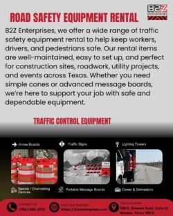 Road Safety Equipment Rental in Texas – B2Z Enterprises