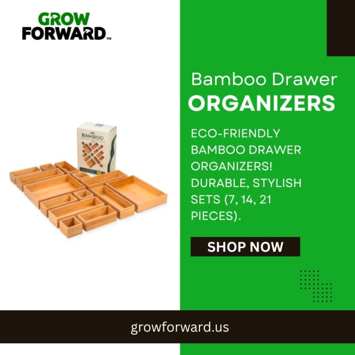 Bamboo Drawer Organizers