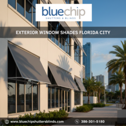 Exterior Window Shades Florida City for Better Sun & Storm Protection