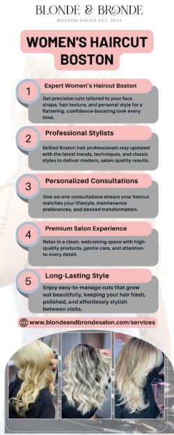 Women’s Haircut Boston | Blonde and Bronde Salon