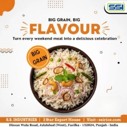 Big Grain. Big Flavour. Big Weekend Vibes with SSI Basmati Rice