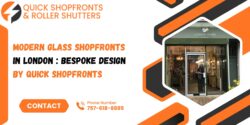 Modern Glass Shopfronts in London : Bespoke Design by Quick Shopfronts