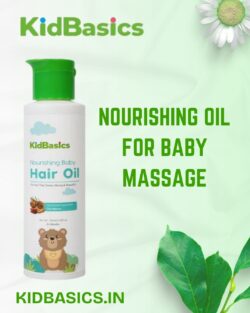 Nourishing Baby Hair Oil For Kids from KidBasics