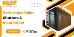 North London Shop Fronts: Perforated Roller Shutters & Installation