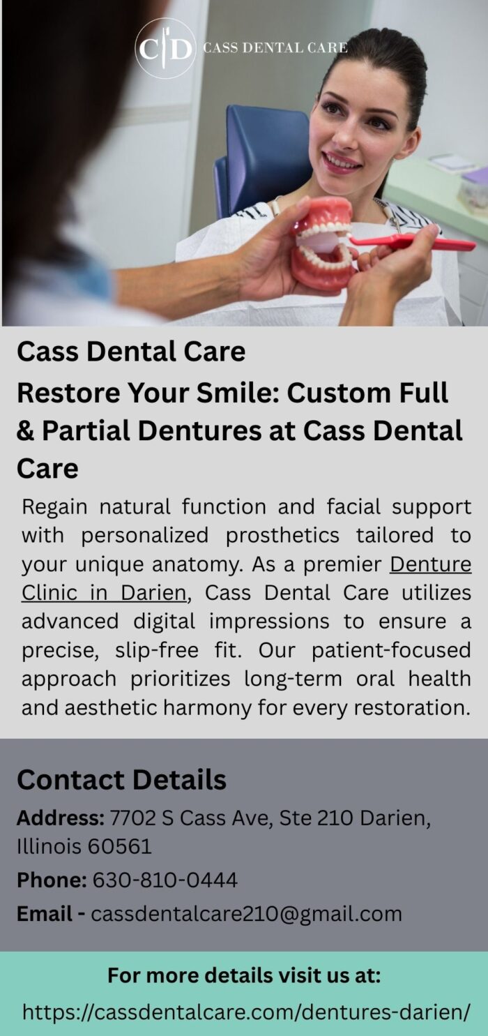 Restore Your Smile: Custom Full & Partial Dentures at Cass Dental Care