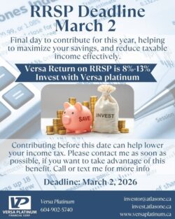 RRSP Deadline is March 2, 2026!