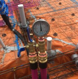 Solar underfloor heating
