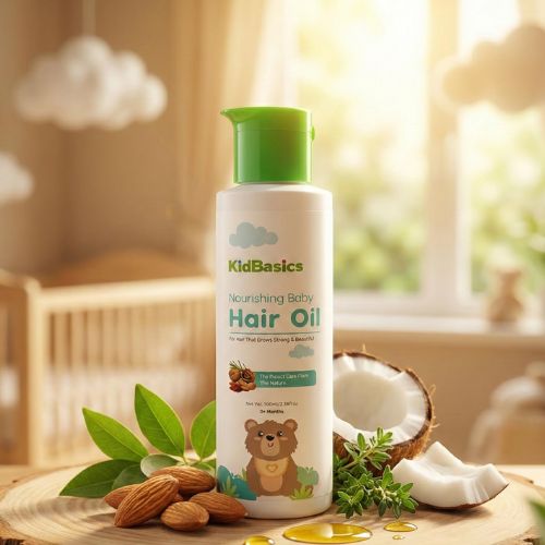 Best Hair Oil By KidBasics | Kids Nourishing Hair Oil