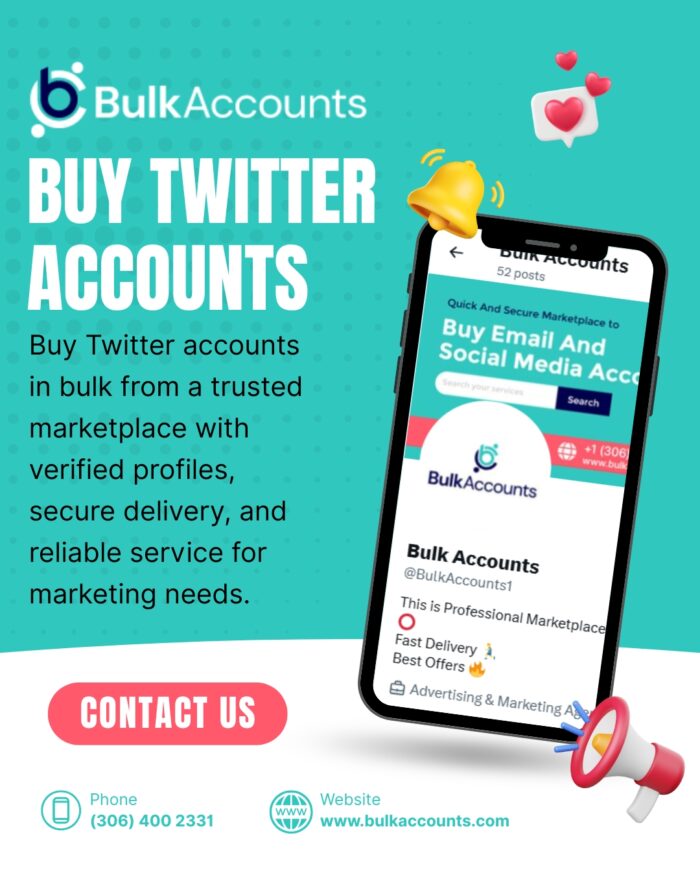 Buy Twitter Accounts for Online Promotion