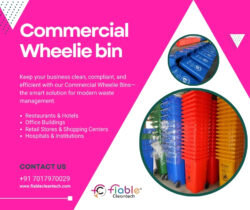 Heavy-Duty Commercial Wheelie Bin for Smart Waste Handling