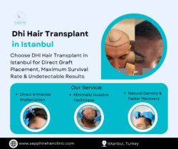 Premium DHI Hair Transplant in Istanbul by Experienced Specialists
