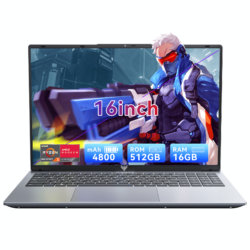 Laptop 16.1 FHD Laptop, AMD Ryzen 3 4300U, 16GB RAM, 512GB SSD, Windows 11 Pro, Graphite, WiFi 6 ...