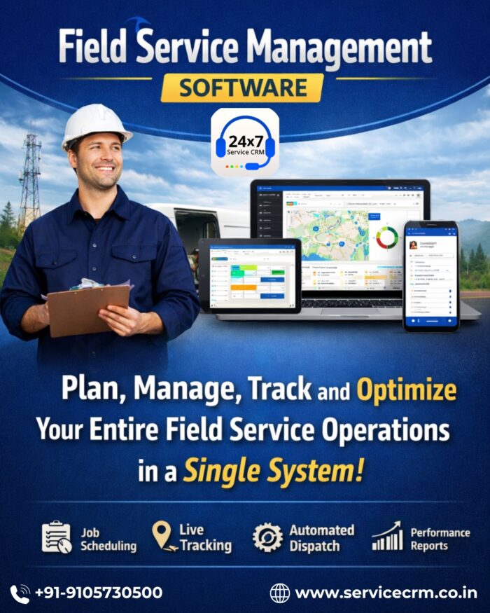 Best Field Service Management Software Service CRM for Business Growth