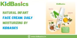 Natural Infant Face Cream: Daily Moisturizing by KidBasics