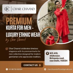 Premium Kurta For Men – Luxury Ethnic Wear by Char Chaand