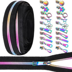 3# 5# 7# Customized Nylon Coil Rainbow Zipper