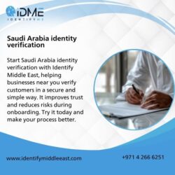 Saudi Arabia identity verification