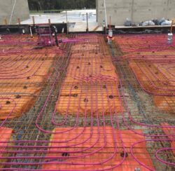 Solar underfloor heating