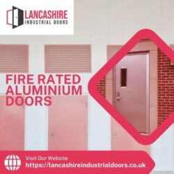 Fire Rated Aluminium Doors | Installation By Lancashire Industrial Doors