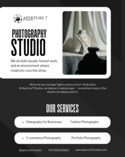 Delhi Best photography studio in Kirti Nagar | Aperture7Studios