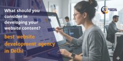 What should you consider in developing your website content