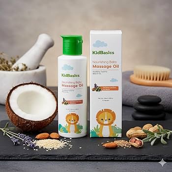Nourishing Baby Massage Oil by KidBasics