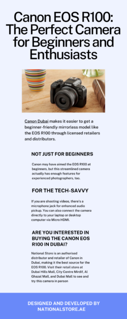 Canon EOS R100: The Perfect Camera for Beginners and Enthusiasts