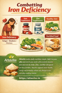 Healthy Diet with Iron & Zinc Supplements for Better Living