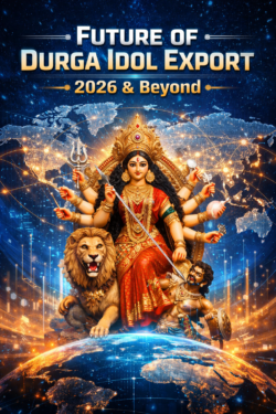 Handcrafted Durga Idol for Puja & Decoration