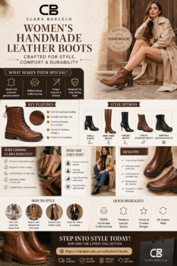 Luxury Women’s Handmade Leather Boots Collection Online